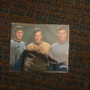 Star Trek autographed photo